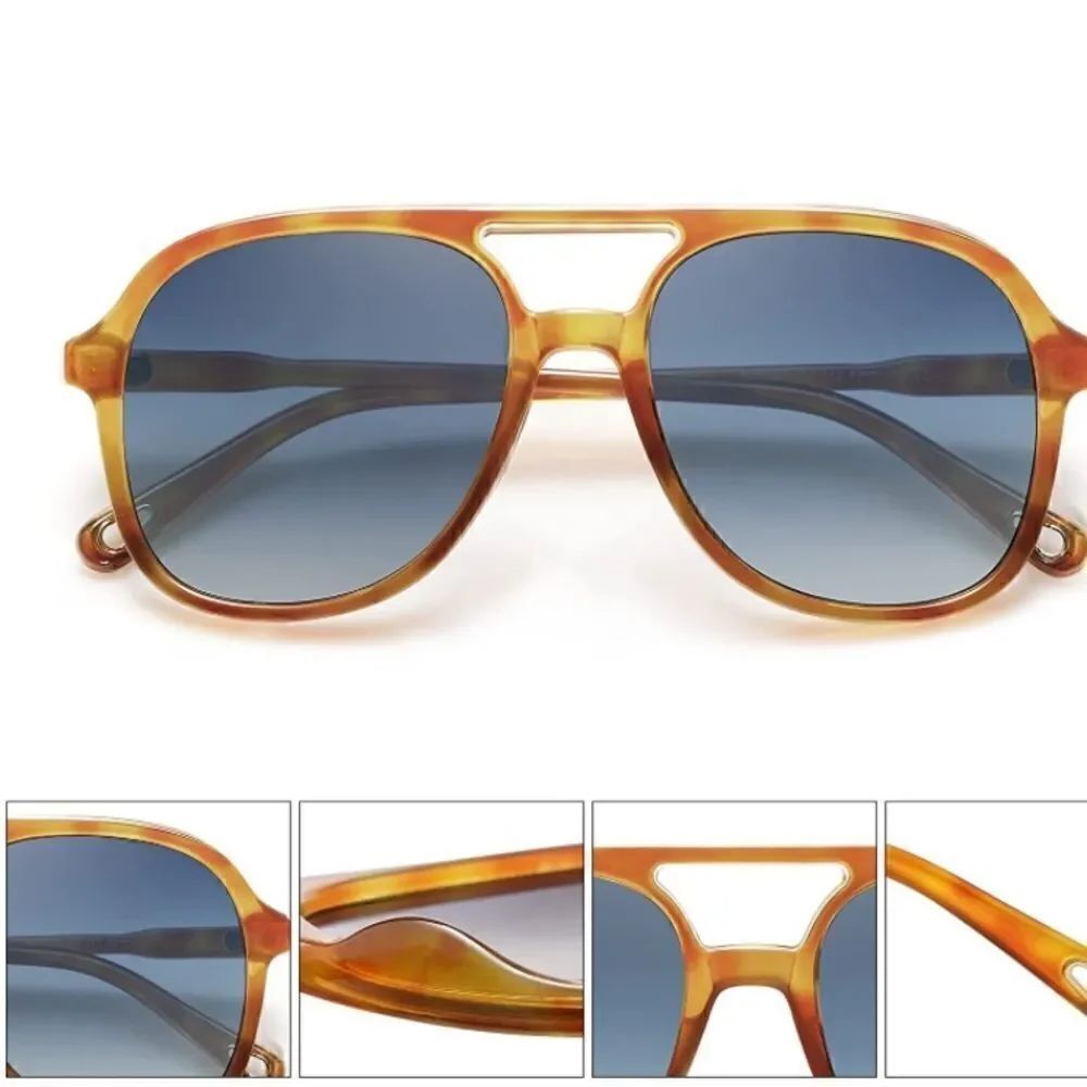 Retro Aviator Sunglasses    - Picture 2 of 3